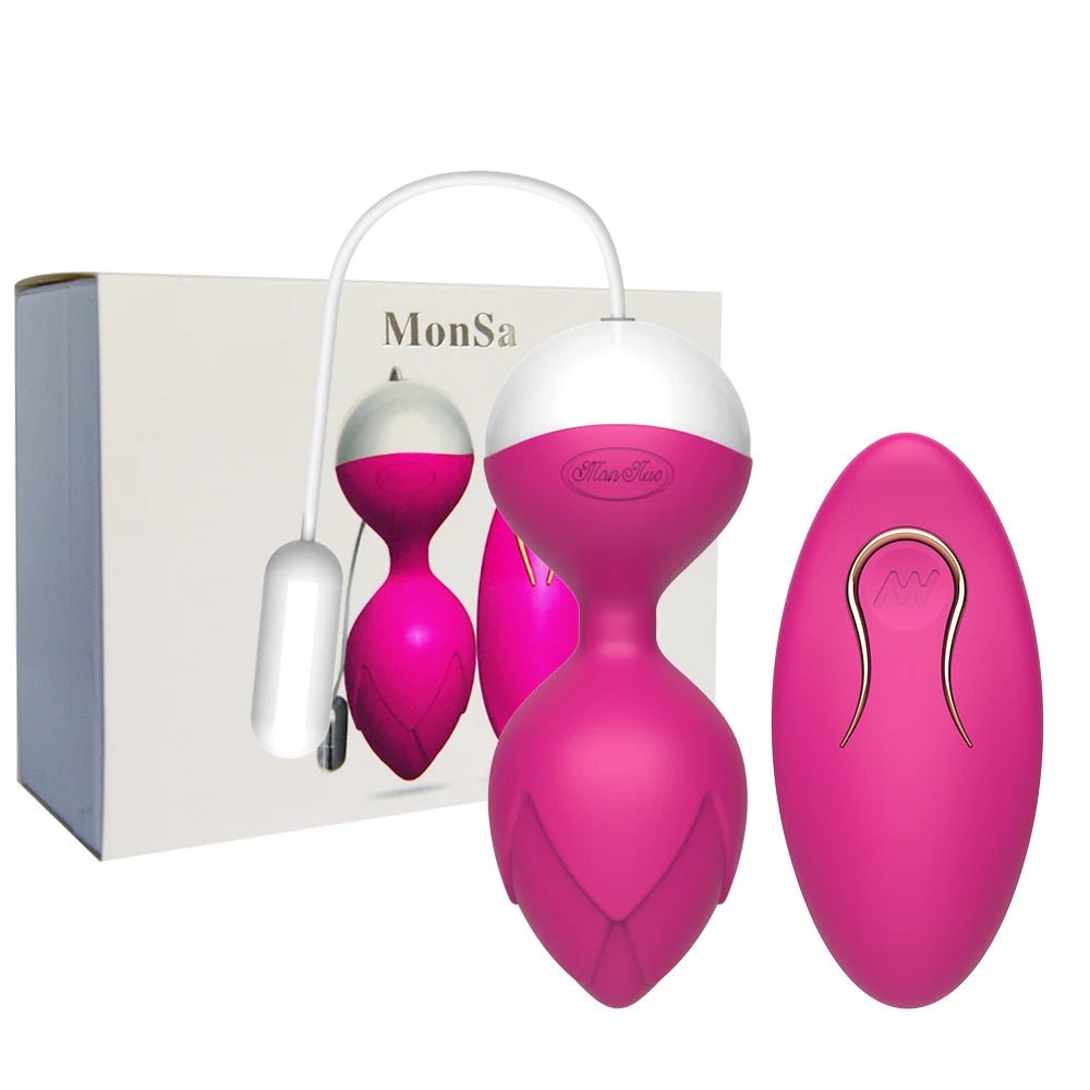 Remote Control Kegel Ball Trainer Wireless 10 Speeds Vibrator Use