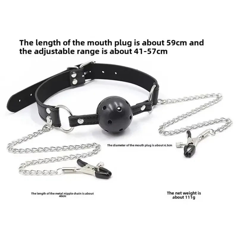 Nipple Clamps BDSM Bondage Set for Women Fetish Restraints Exotic