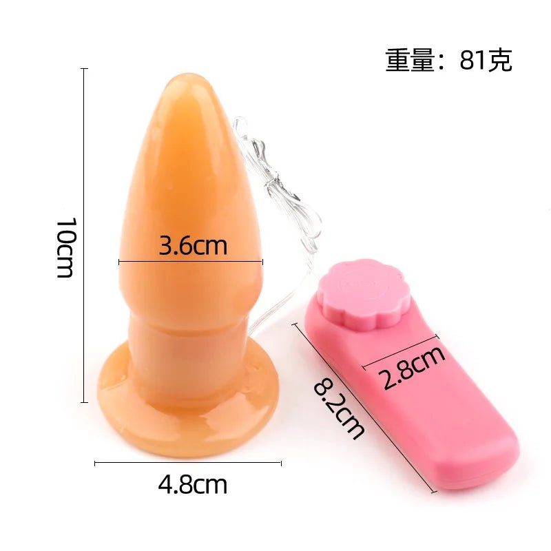 Electrical Plug Vibrator Massager with Remote Control Device