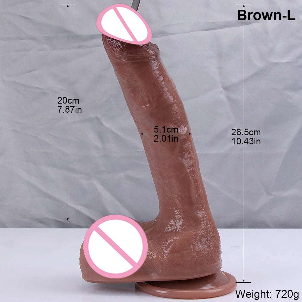 XXL Oversized Dildo Realistic Huge Penis Giant Phallus Long Soft Silicone Suction Cup Anal Sex Toys For Women Vagina Masturbator