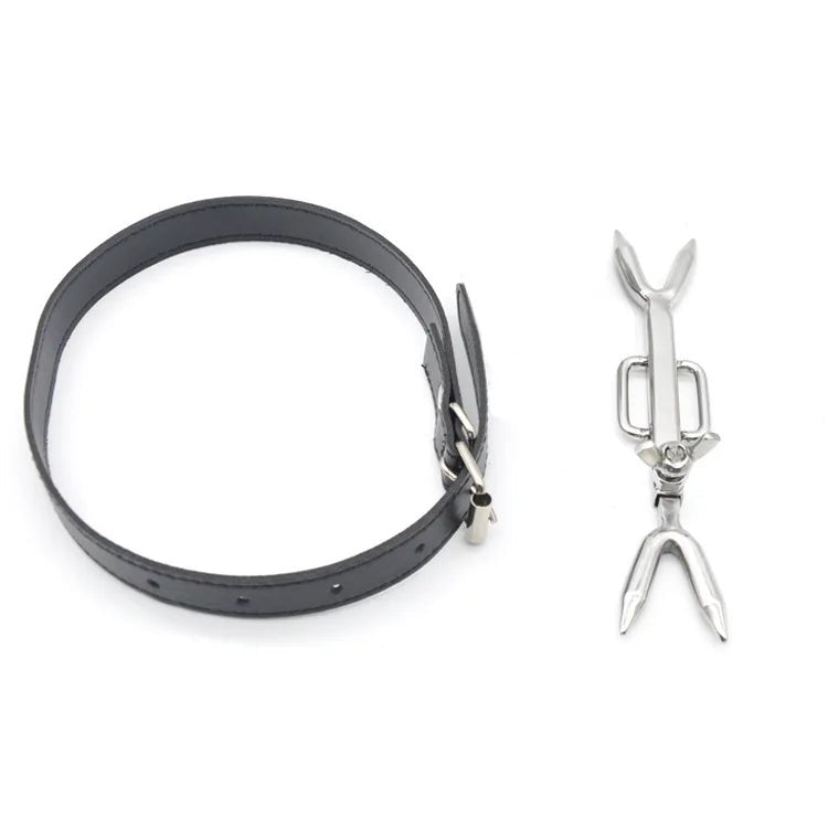 BDSM Toys Adjustable Size Leather Collar Bondage Kit