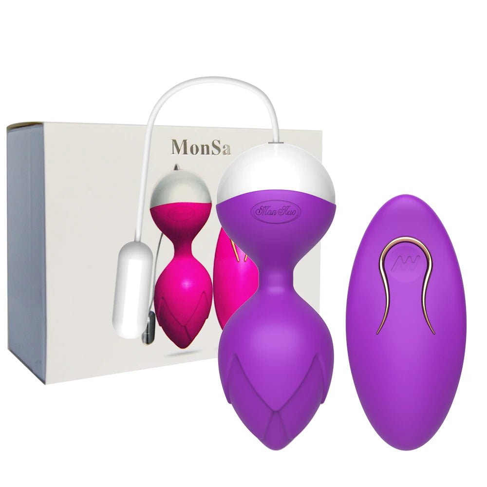 Remote Control Kegel Ball Trainer Wireless 10 Speeds Vibrator Use