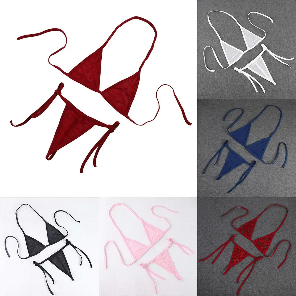 Women's Hot Beautiful Lingerie Quick Dry Bikini Swimwear Set