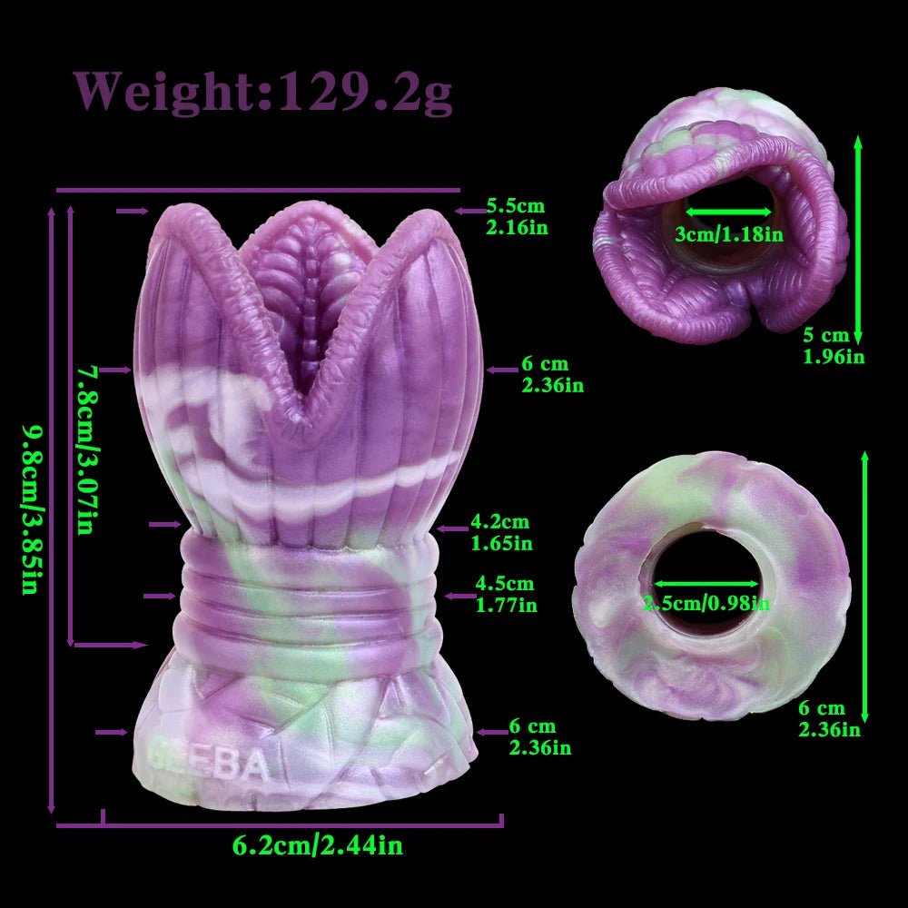GEEBA Adults Pleasure Hollow Fantasy Plug Stimulator Device