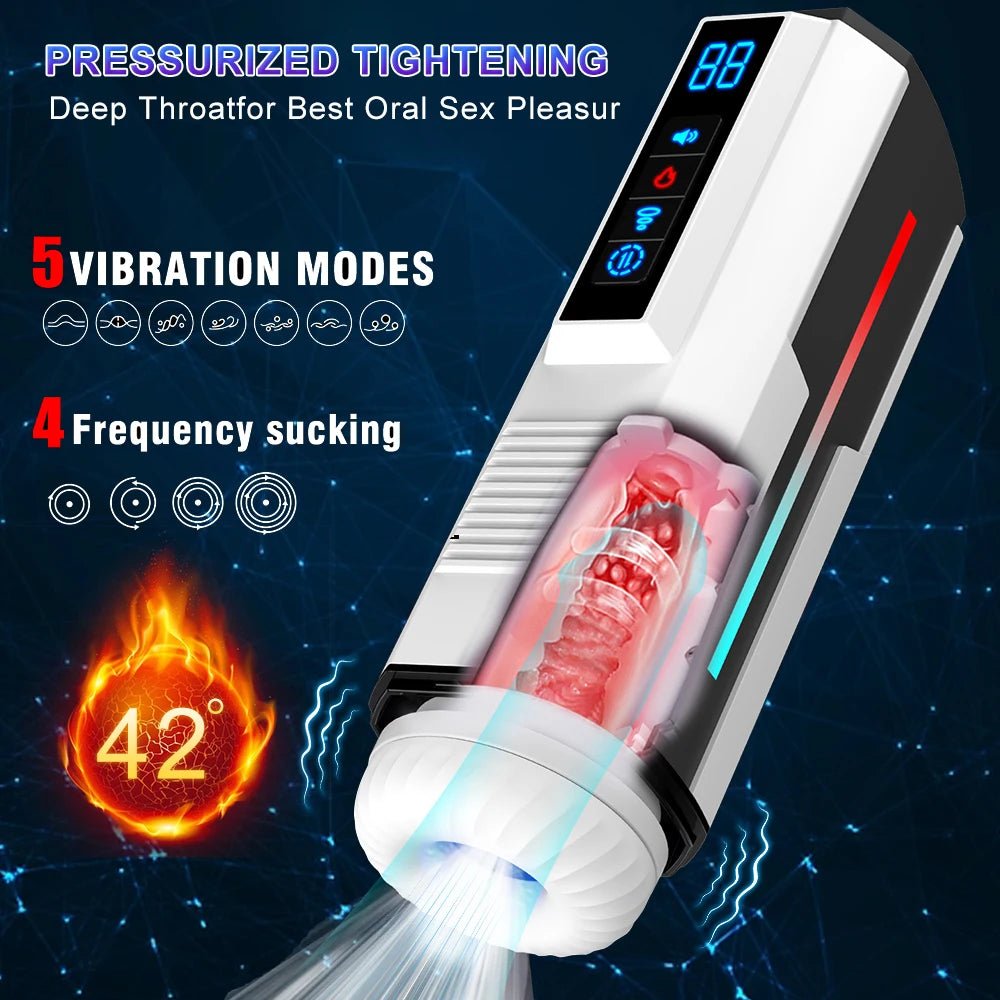 Automatic Telescopic Male Cup Sucking Machine for Pleasure