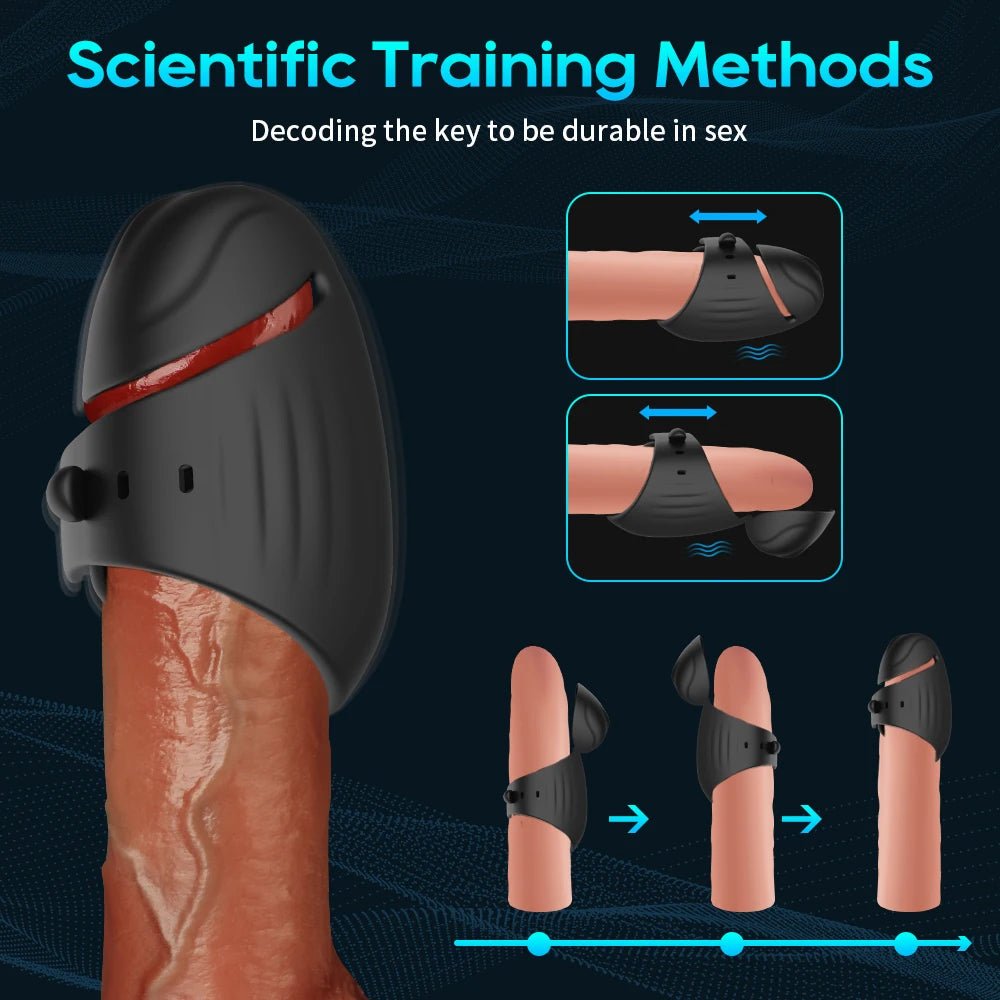 Men's Pleasure Training Vibrator APP Long Distance Control Device