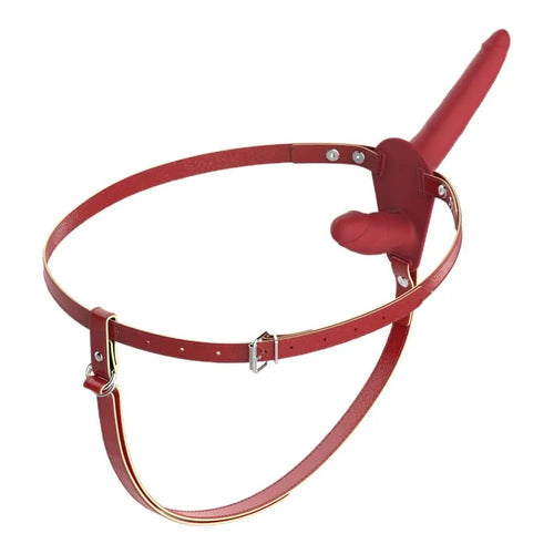 Women Wearing Dildo G-spot Stimulator Silicone Belt Pants