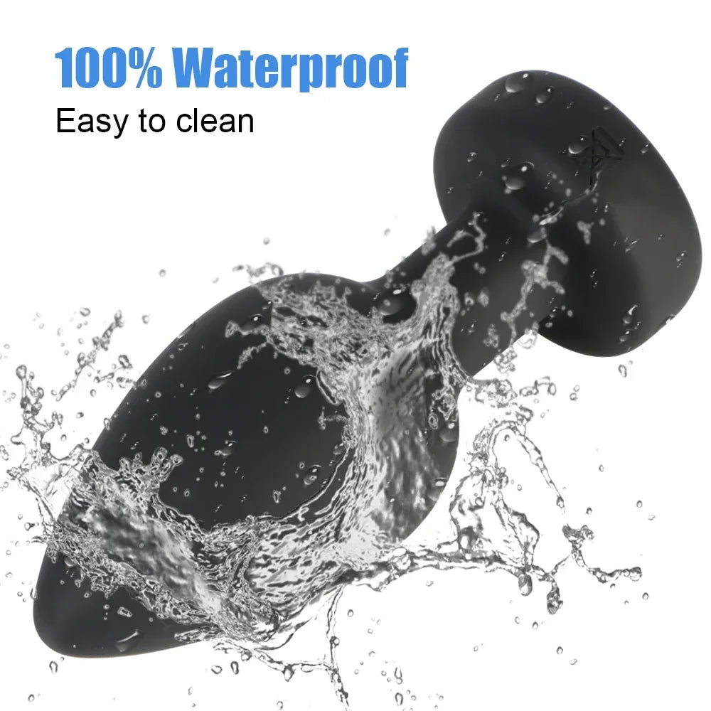 Plug Vibrator 10 Speeds Butt Plug Prostate Massager
