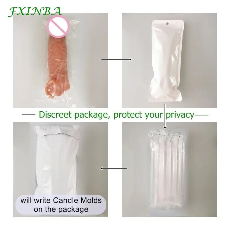 FXINBA New Realistic Extender Sleeve For Delay Enhancement