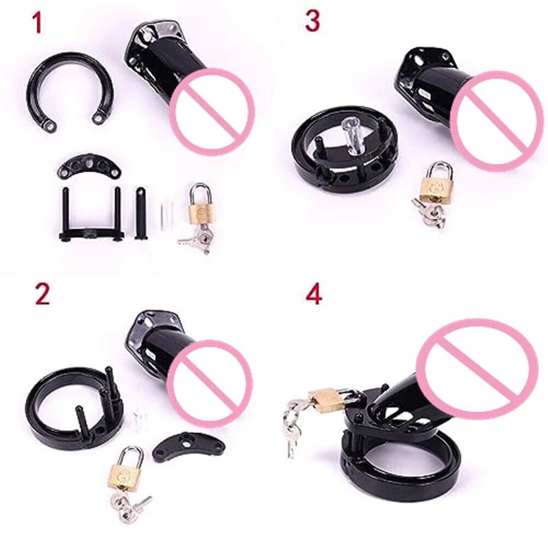 Chastity Devices Cage Locked Device for Men Pleasure Control