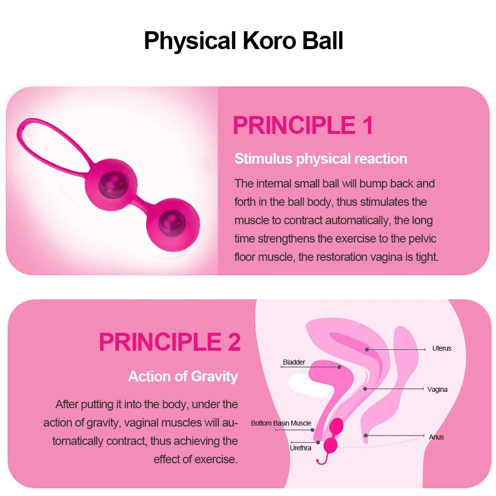 Silicone Balls for Women Kegel Exercise Strength Training Toys