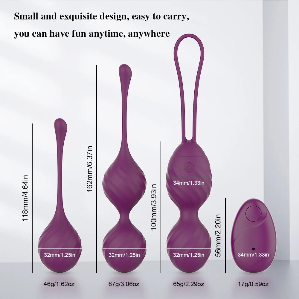 10 Speed Kegel Ball Remote Control Vibrating Egg Device