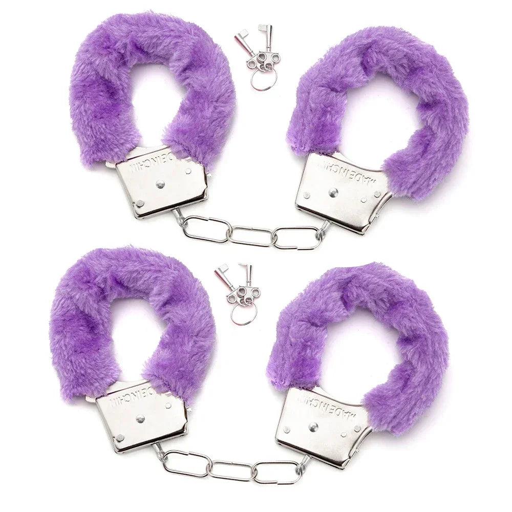 Erotic Accessories Sex Toys 2pc BDSM Bondage Handcuffs Set