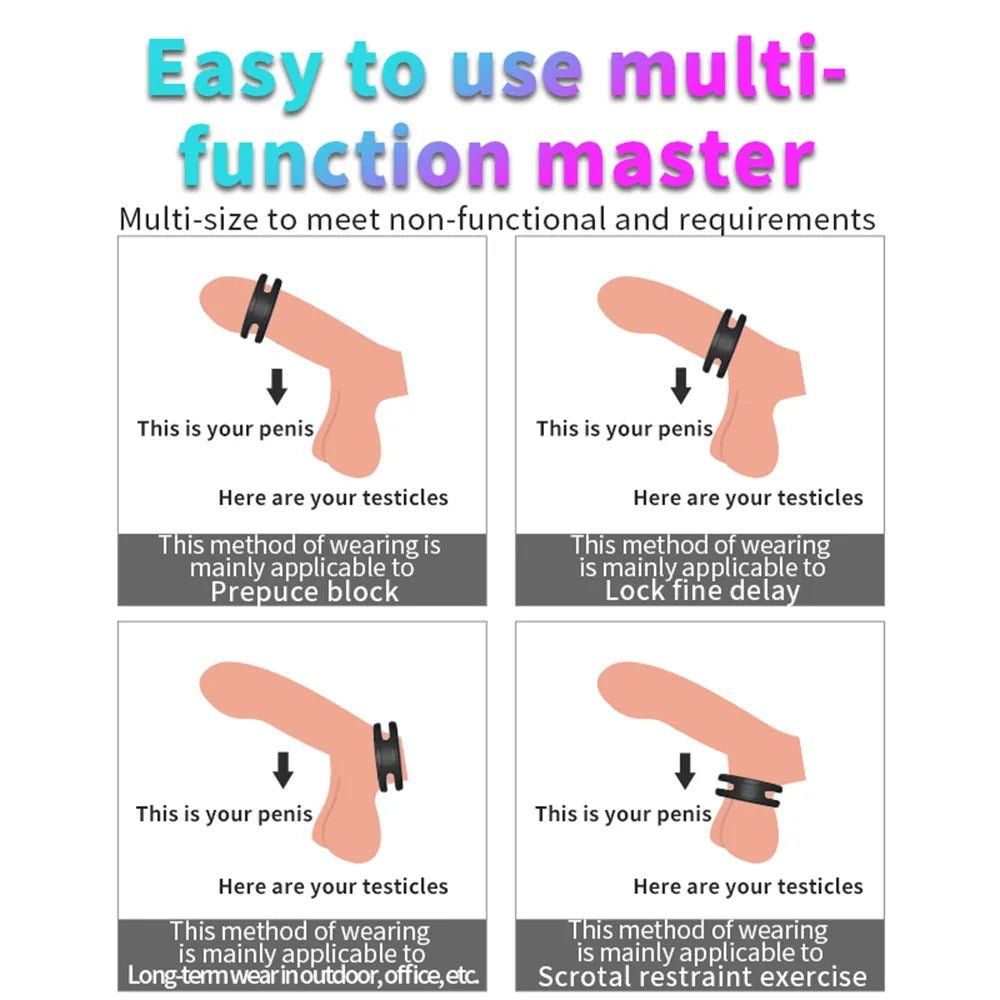 Silicone Ring Delay Ejaculation Stronger Erection Aid