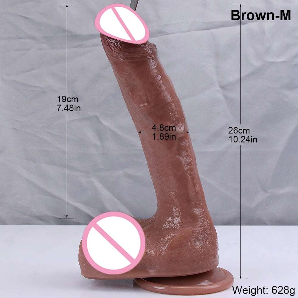 XXL Oversized Dildo Realistic Huge Penis Giant Phallus Long Soft Silicone Suction Cup Anal Sex Toys For Women Vagina Masturbator