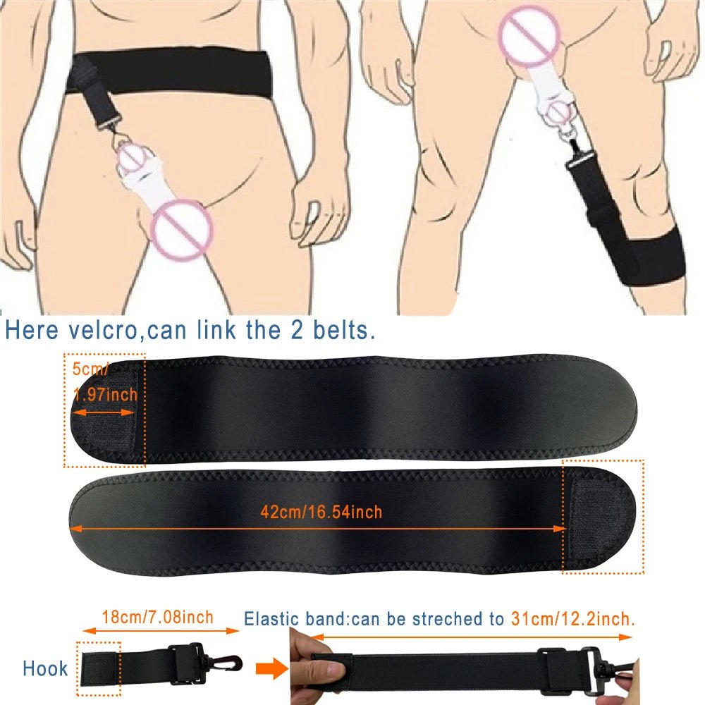 Male Extender Stretcher Vacuum Cup Enhancement Hanger Tool