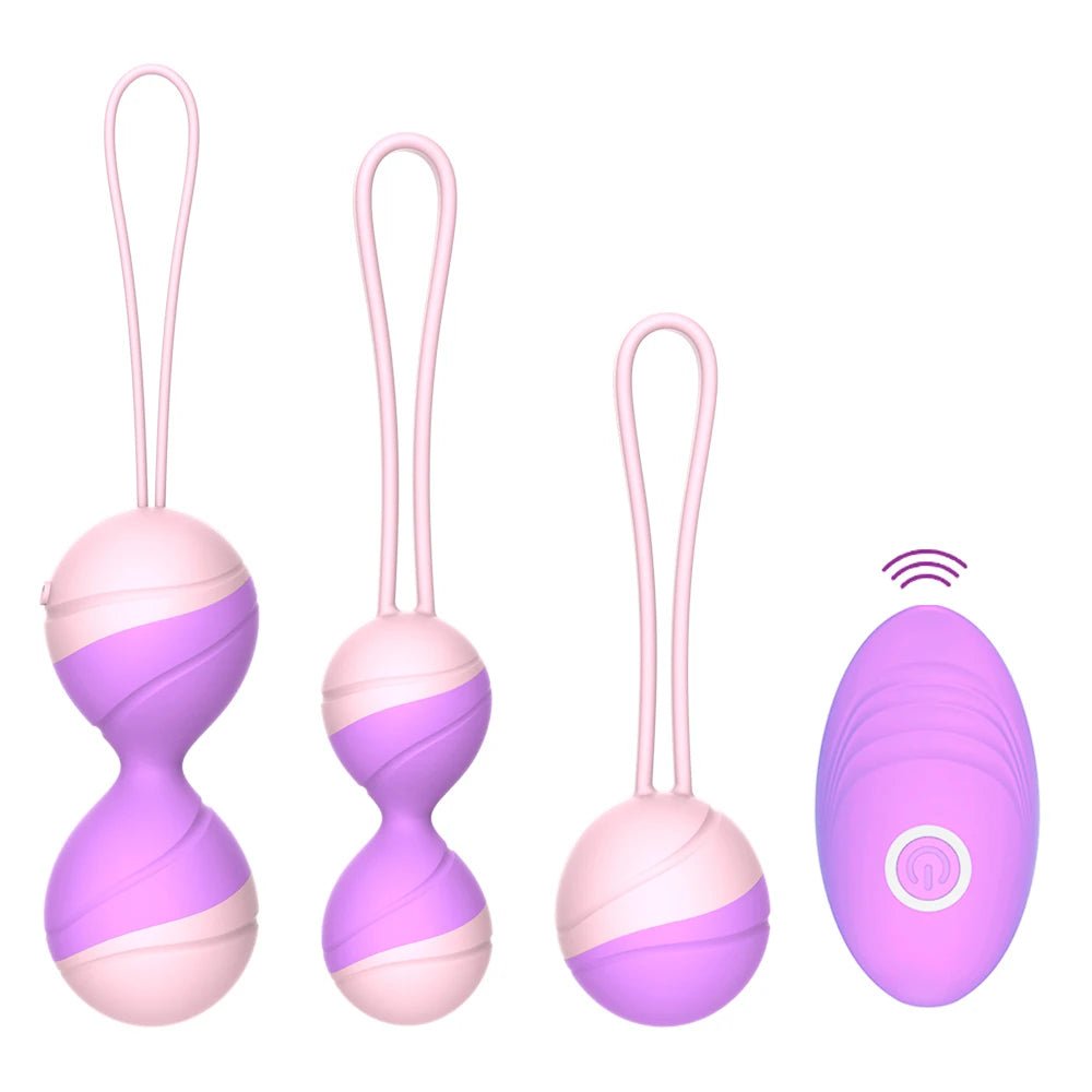 Kegel Balls Vibrator Remote Control Vibrating Egg For Women