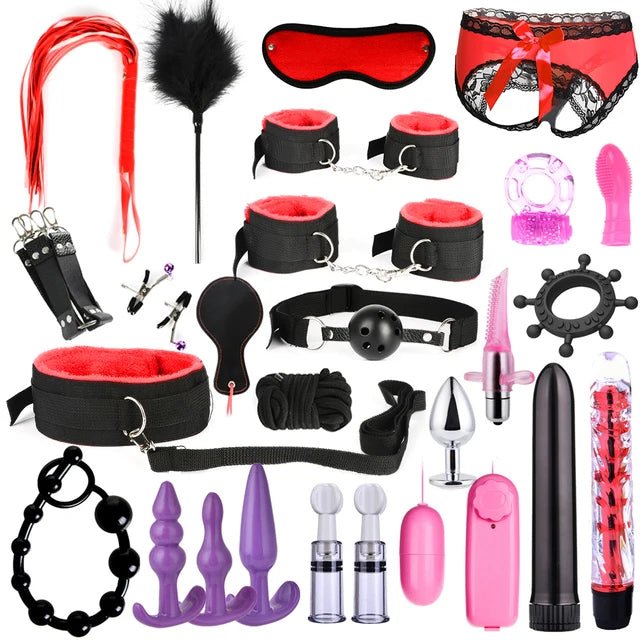 BDSM Love Set Bondage Kits Adult Toys for Women Pleasure