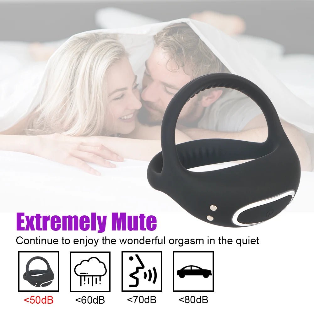 Bluetooth Ring Vibrators For Men With APP Control