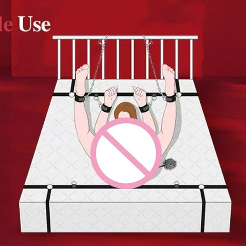 Bed Restraint Set Couple Sex Toys Bondage Kit for Adults
