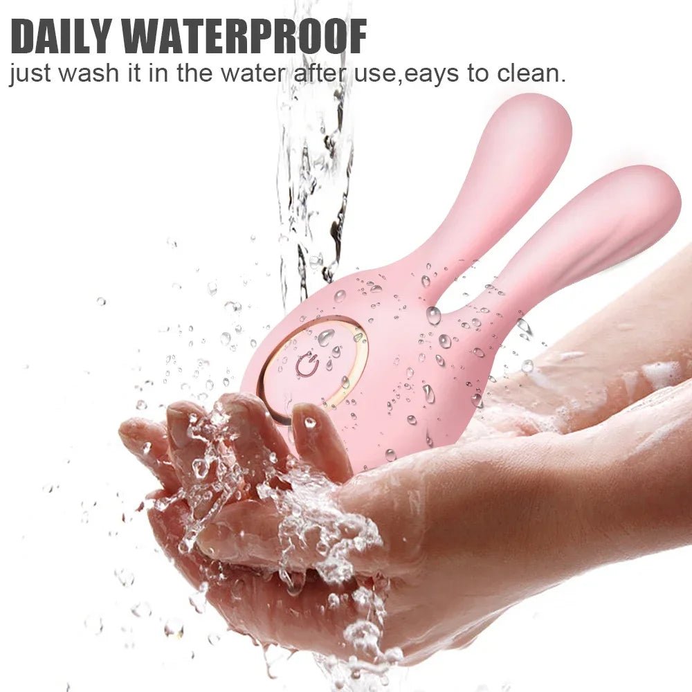 10cm Rabbit Ear Vibrator Nipple Clamps For Ultimate Bliss
