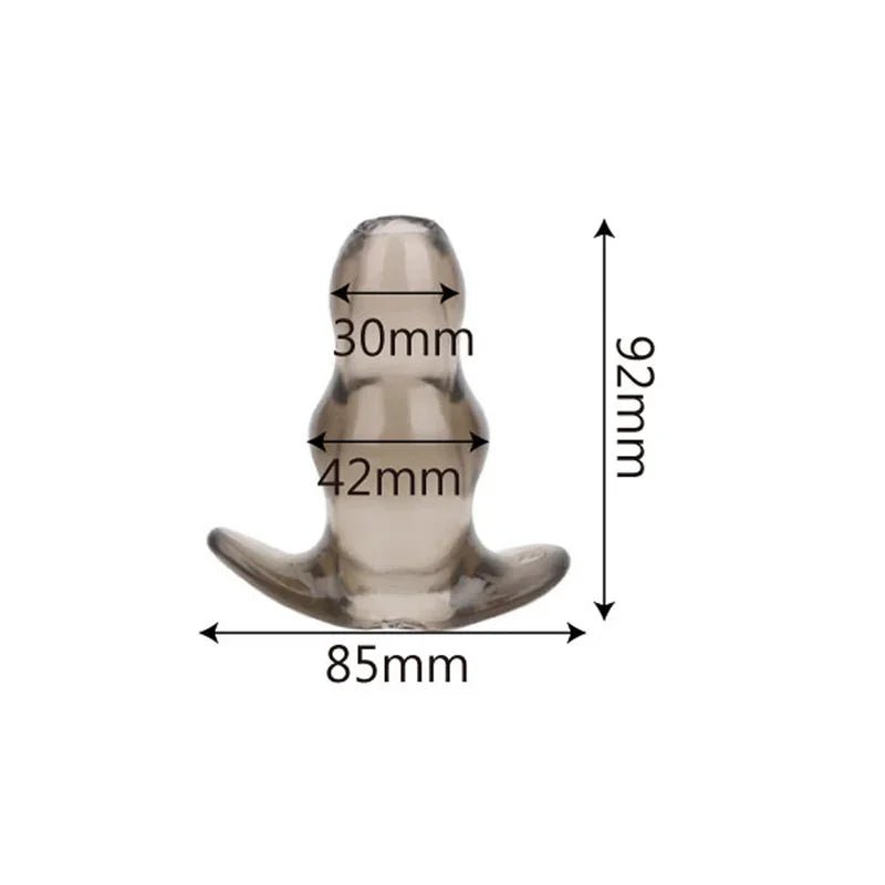 Silicone Hollow Dilator Gay Love Toys Butt Soft Speculum Enema Insert