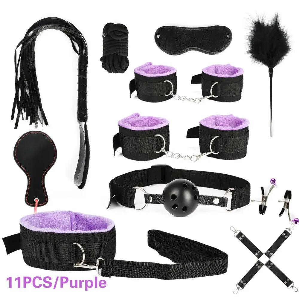 BDSM Set Kits Vibrator Adults Sex Toys Bondage for Women
