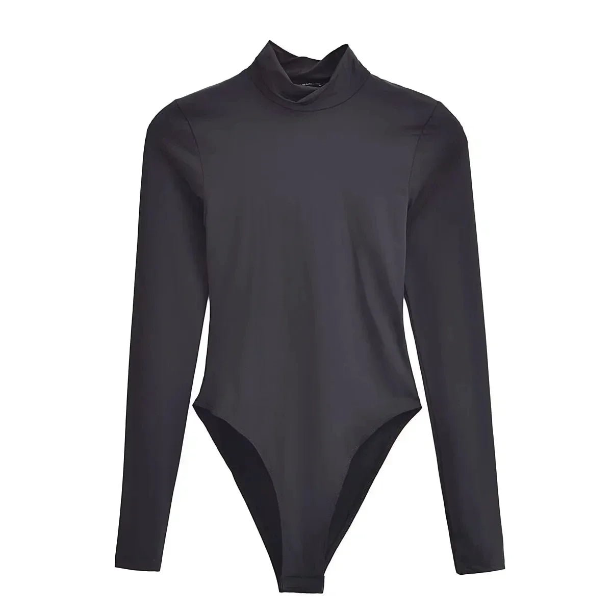 TRAF 2024 Women's Long Sleeve Body High Neck Bodysuit