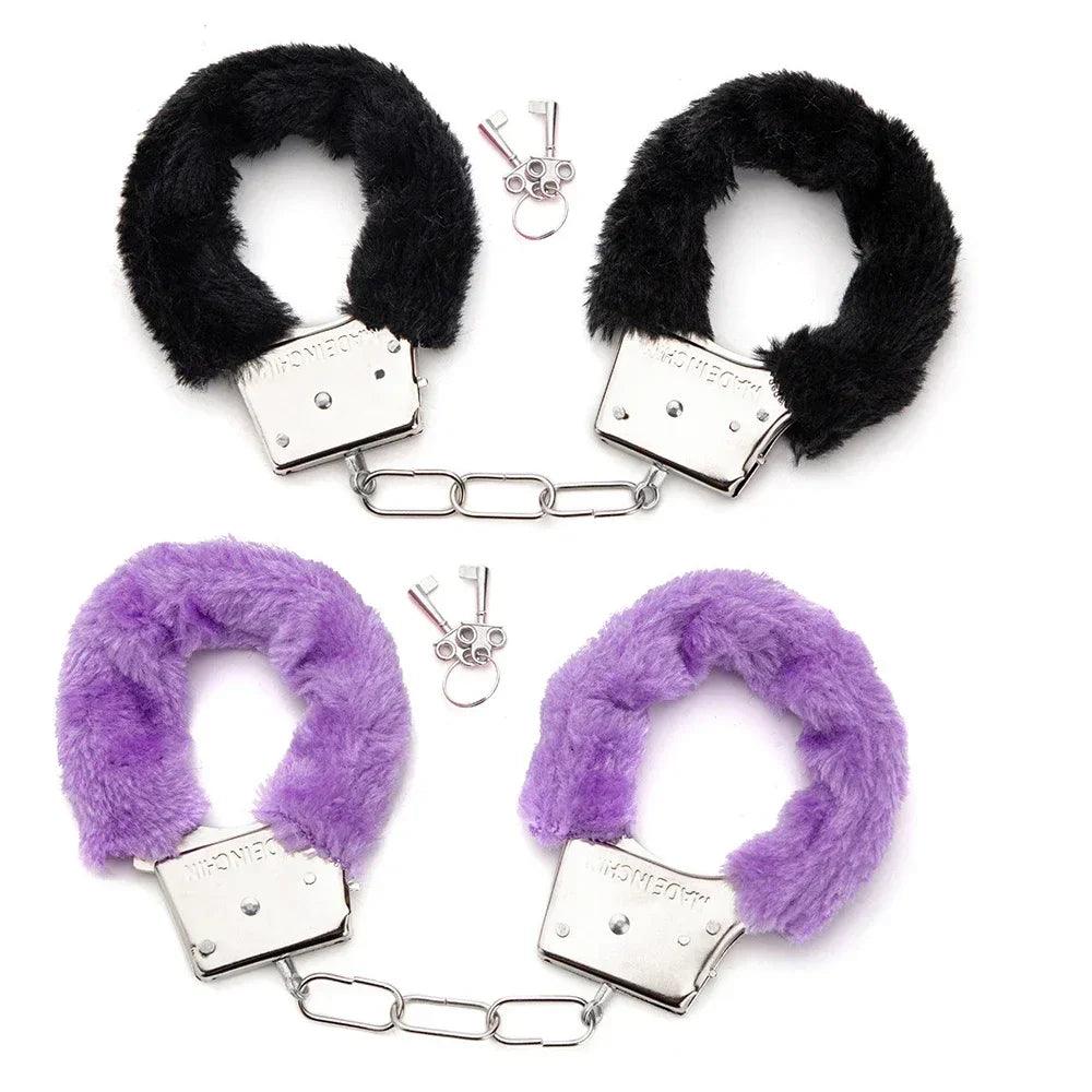 Erotic Accessories Sex Toys 2pc BDSM Bondage Handcuffs Set