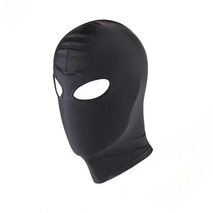 Fetish Mask Hood Sexy Toys Open Mouth Eye Bondage Mask