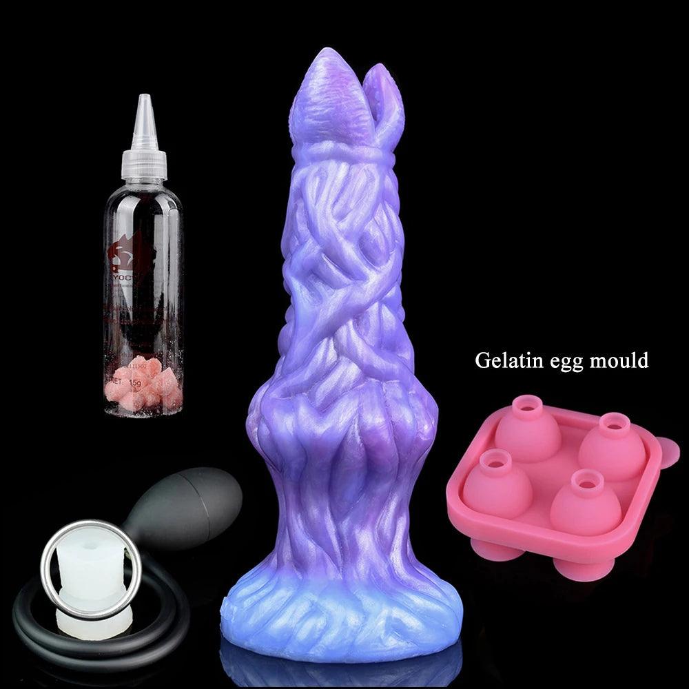 COLMISS Silikone Pneumatisk Ovipositor Dildo
