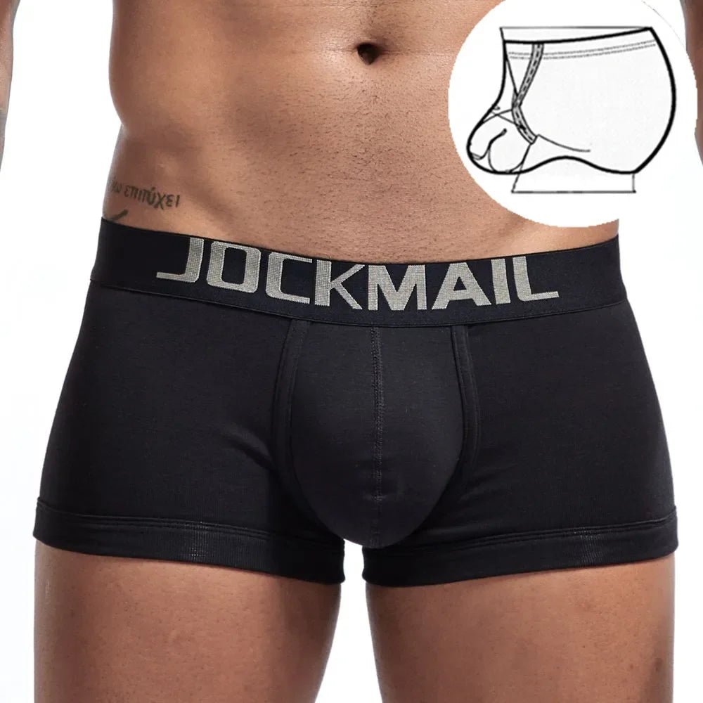JOCKMAIL Sexy Men Underwear U Convex Support Pouch Comfort