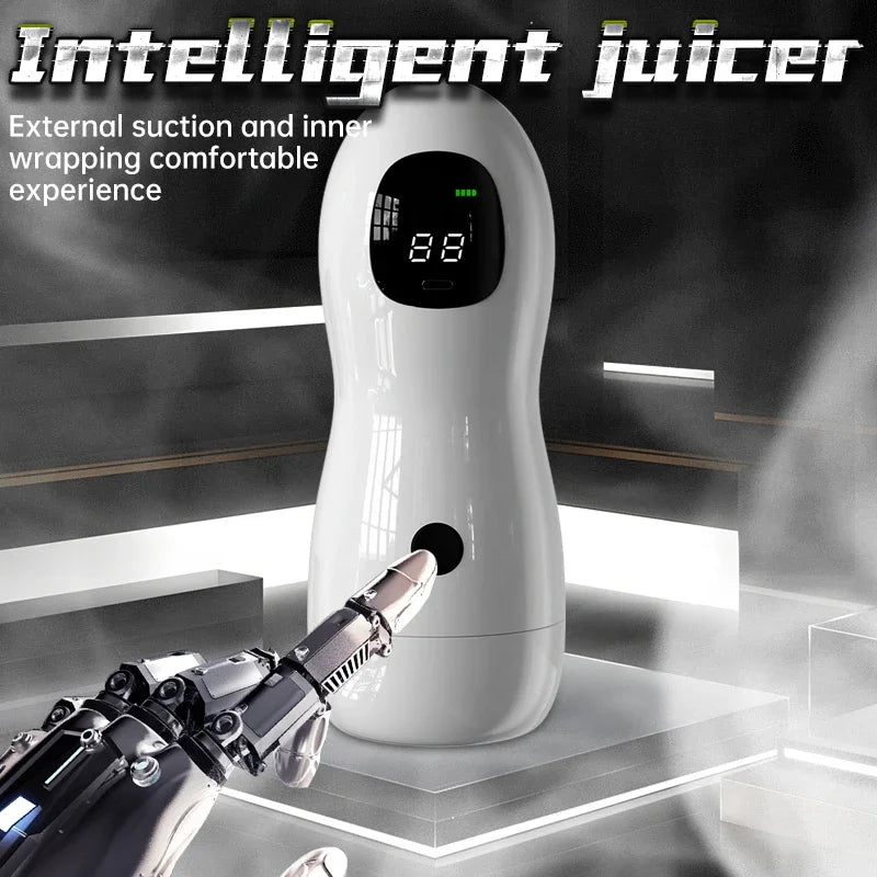 Automatic Male Cup With Powerful Vibration for Pleasure Device