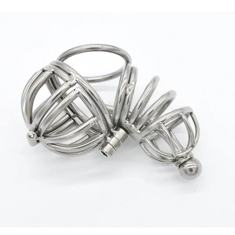 Metal Male Stainless Steel Cage Device Chastity Ring