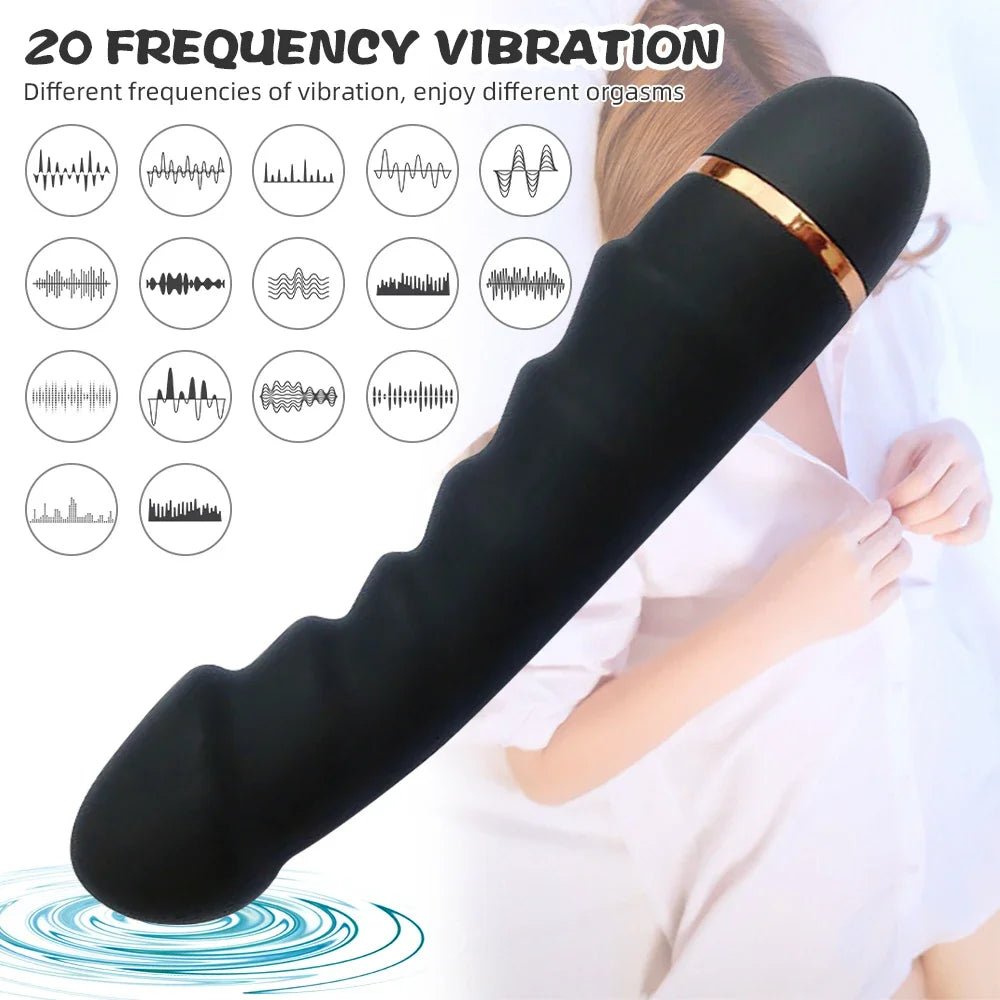 20 Modes Vibrator Soft Silicone G-spot Stimulator Bliss