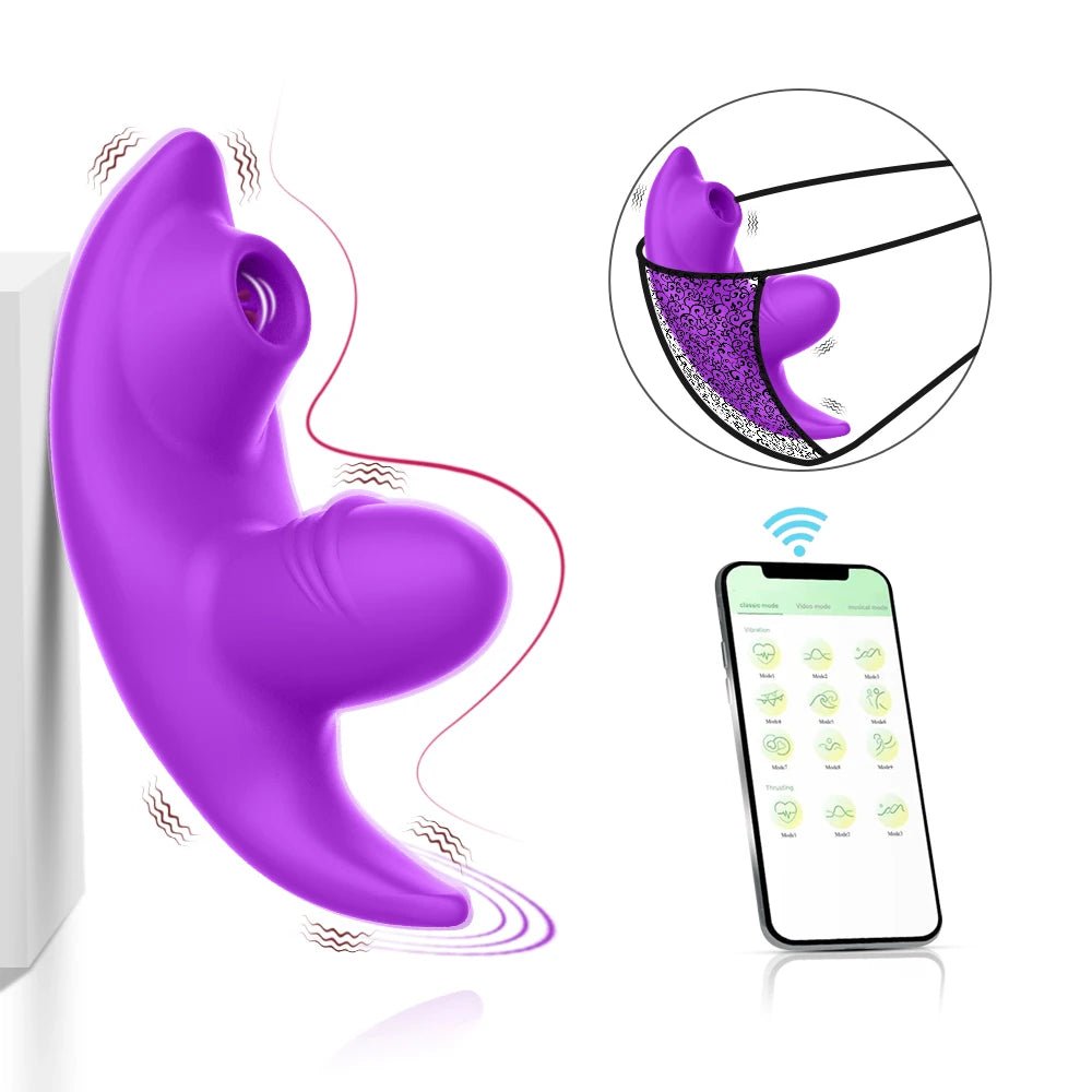 Couples Suctioning Vibrator from Sexshop Sext Shop for Pleasure