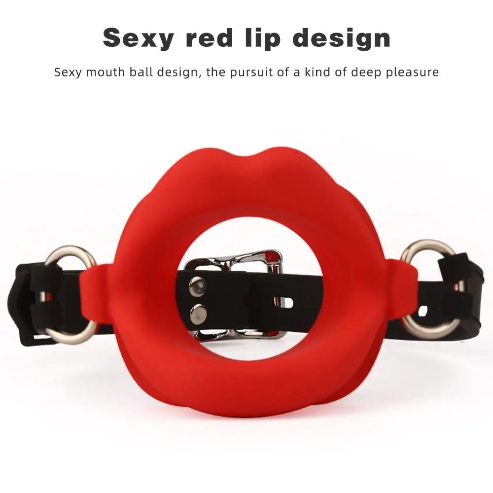 Silicone Oral Fixation Silicone O Ring Mouth Plug for Pleasure