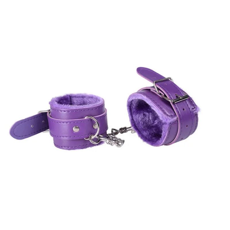 SM Handcuffs Ankle Cuff Plush Bondage Restraints 18+