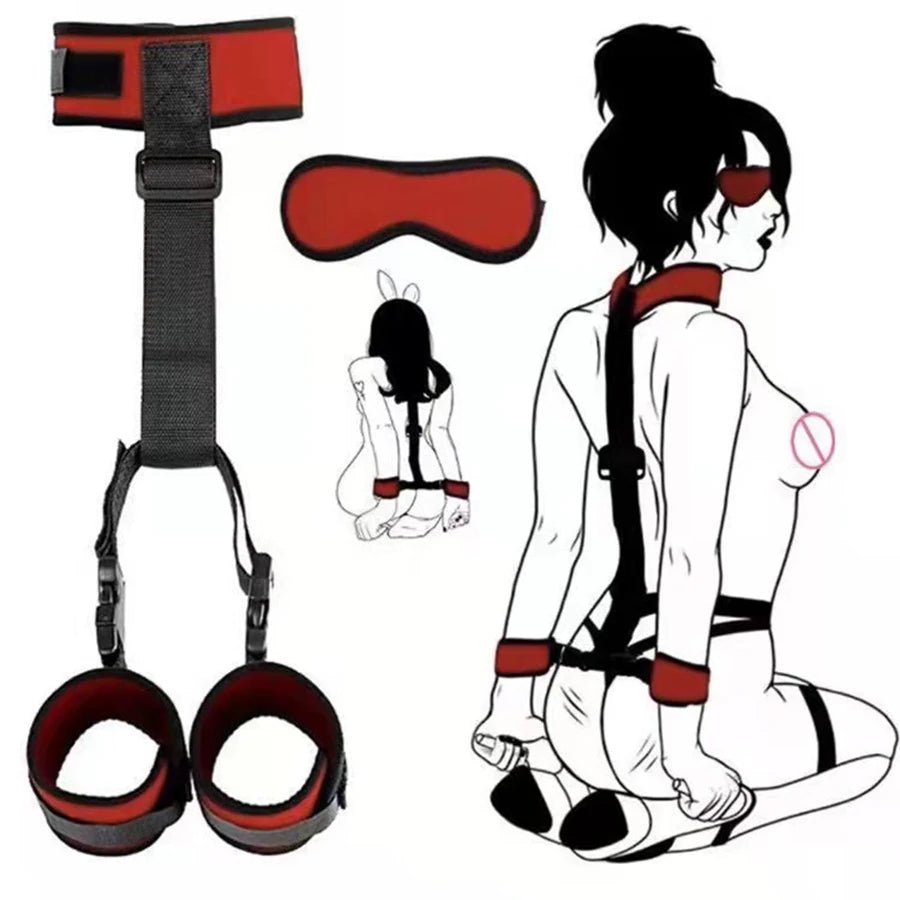 BDSM Handcuff Restraint Set For Couples Bondage Toy Skin Friendly