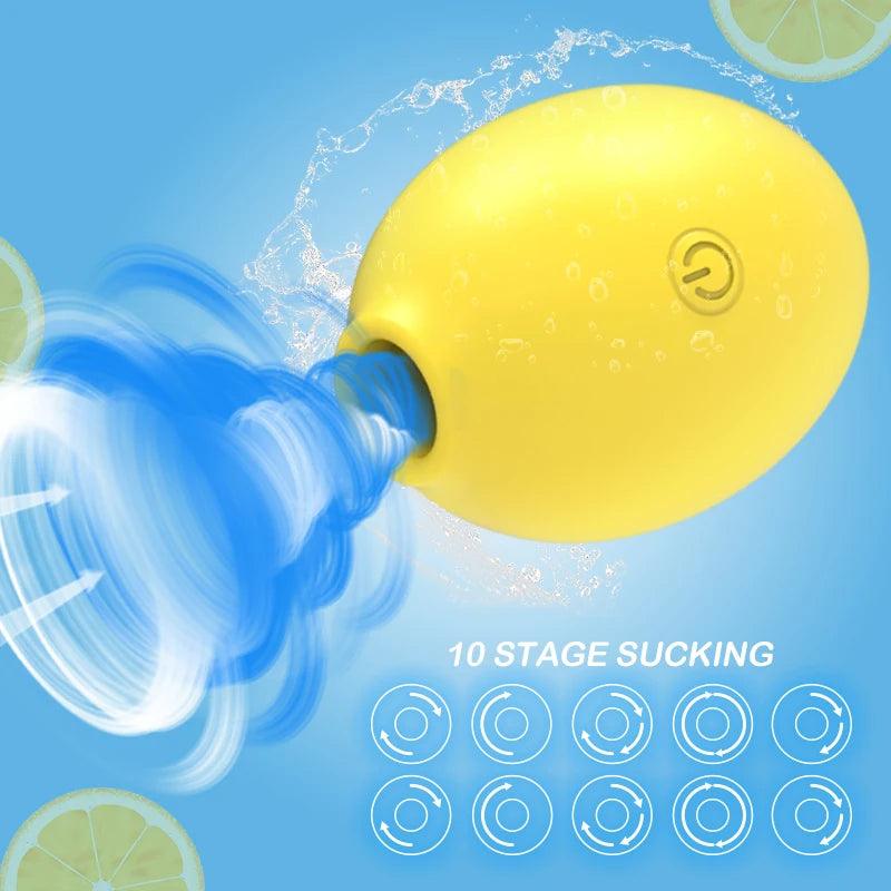 LICKLIP Clit Sucker Sugende Citron Vibratorer