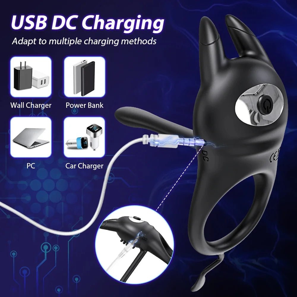 Vibrating Ring for Men for Ultimate Pleasure Boost Device