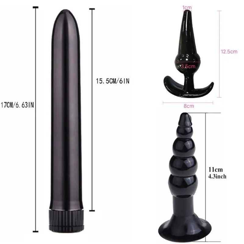Butt Plug Dildo Anal Set |Silicone Butt Plug Dildo|Passionplayhousexxx