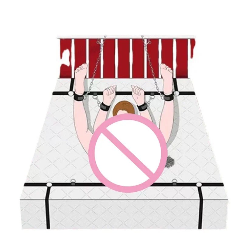 Bed Restraint Set Couple Sex Toys Bondage Kit for Adults