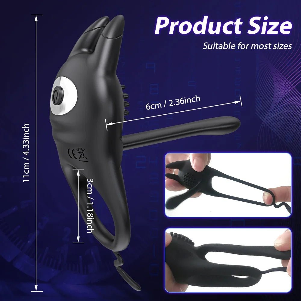 Vibrating Ring for Men for Ultimate Pleasure Boost Device