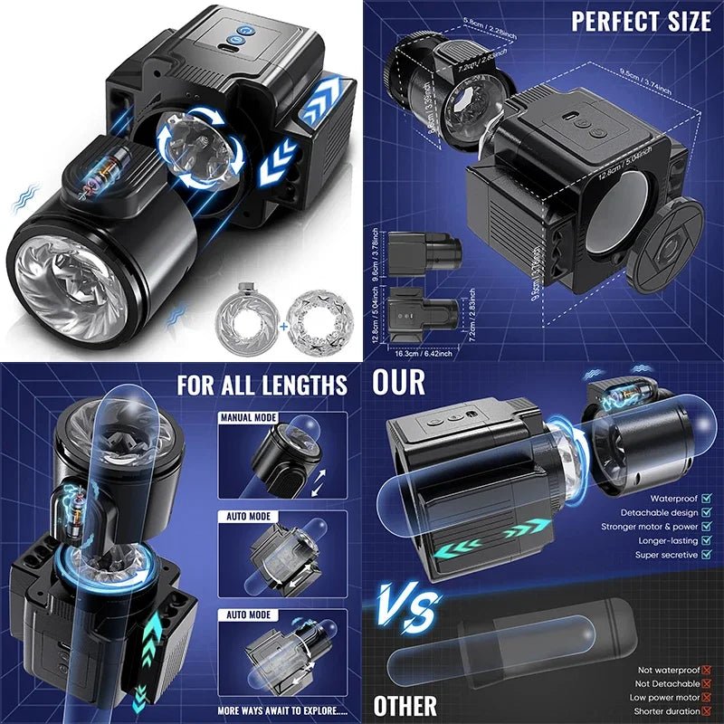 Male Automatic Pleasure Device And Vibrating Plug Stimulator for Ultimate Satisfaction