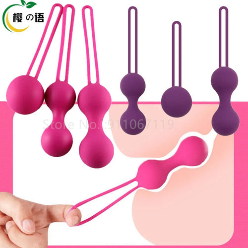 Beads Ball Toys for Women Silicone Kegel Balls for Fitness Fun