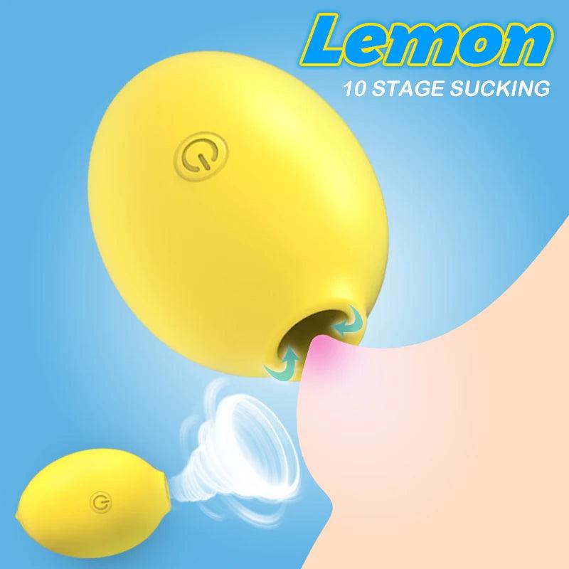 LICKLIP Clit Sucker Sugende Citron Vibratorer