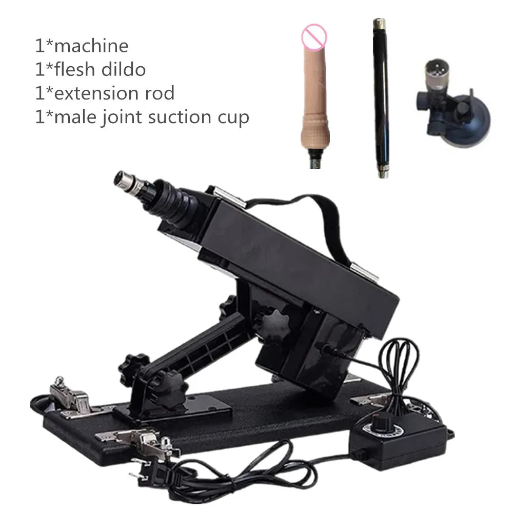 Adult Telescopic Machine 3XLR Kit Vibrators for Pleasure