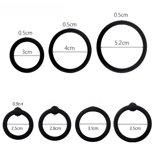 3/4PCS Ring Trainer for Delayed Performance Enhancement Men