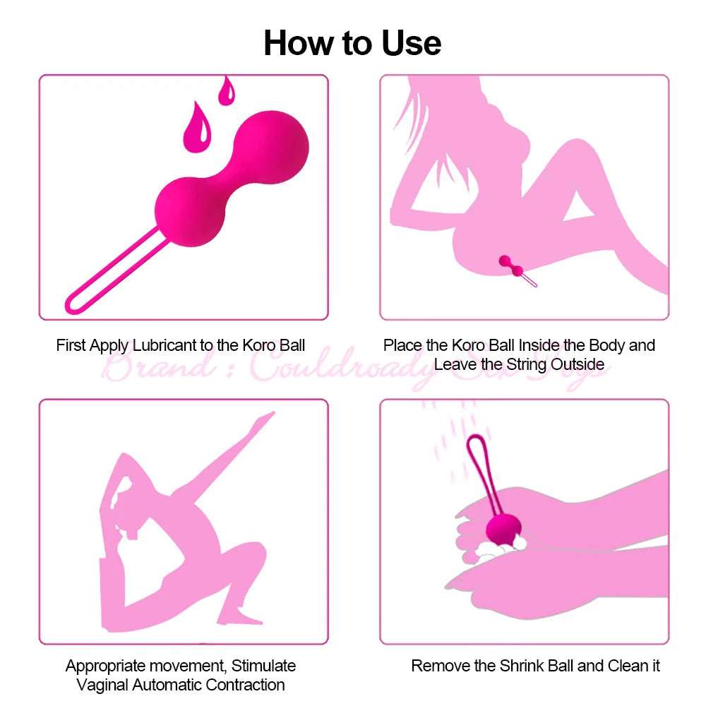 Kegel Ben Wa Ball Vaginal Tighten Exercise Machine Smart Egg Geisha Balls Female Masturbator Sex Toy for Women
